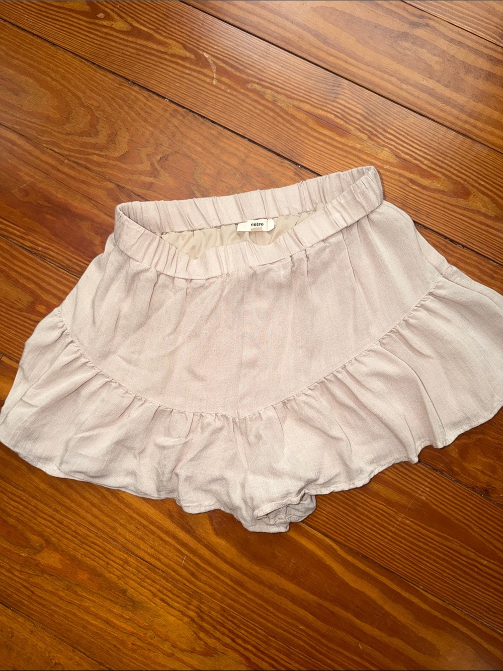 entro Light Lavender Ruffle Skort